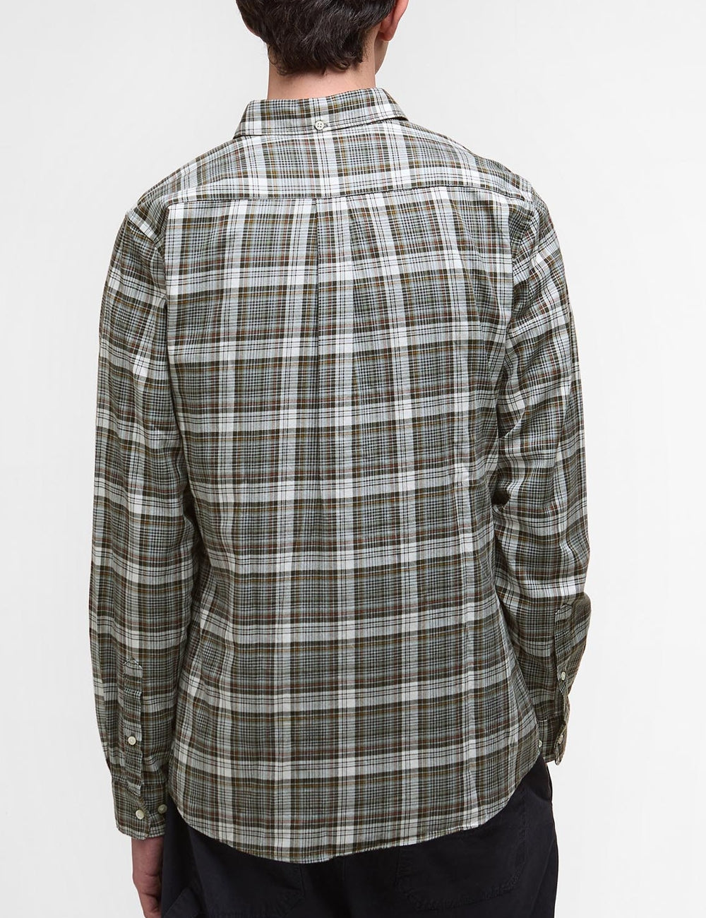 BARBOUR MOSSWOOD TAILORED SHIRT GREY MARL