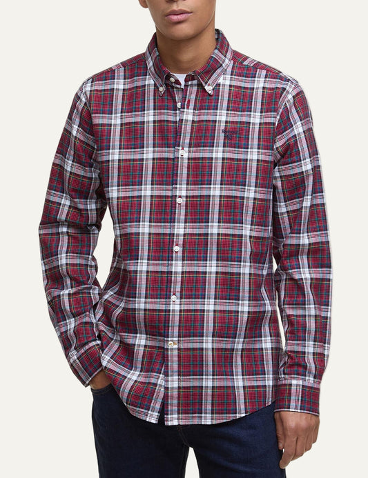 BARBOUR MOSSWOOD TAILORED SHIRT RED