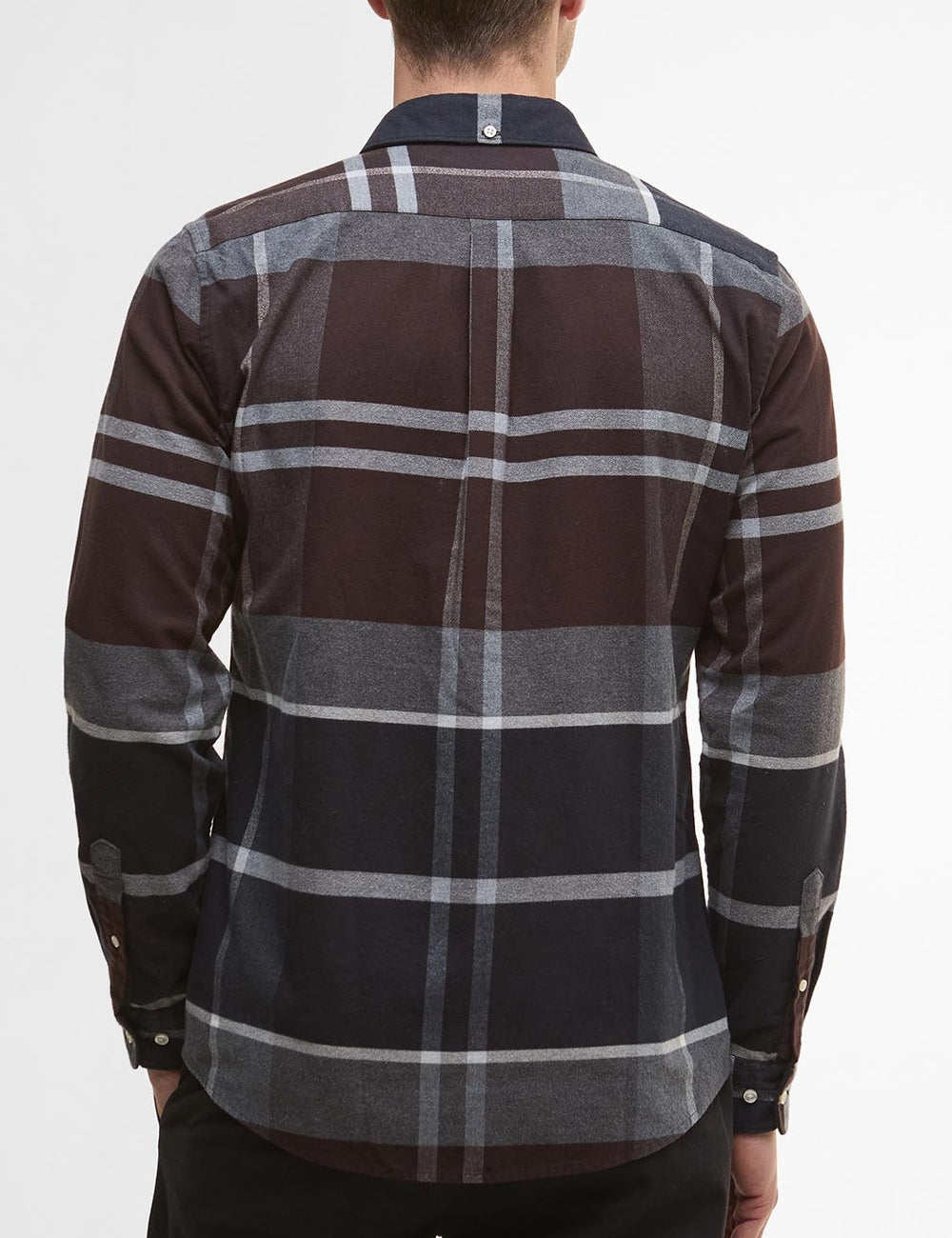 BARBOUR TELFIELD REGULAR CHECKED SHIRT MIDNIGHT OAK TARTAN