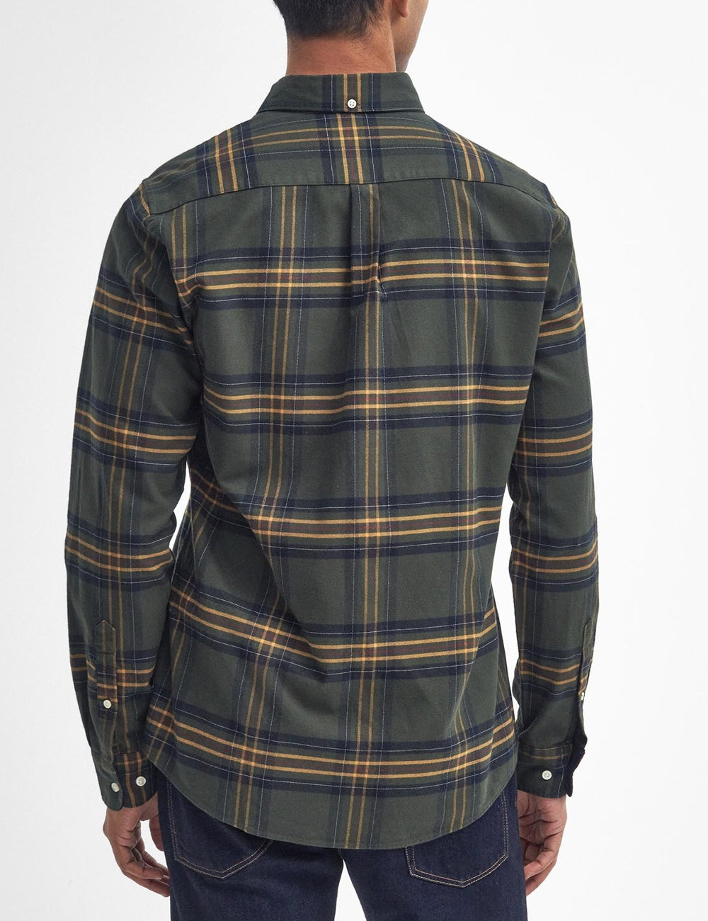 BARBOUR PORTDOWN TAILORED CHECKED SHIRT OLIVE