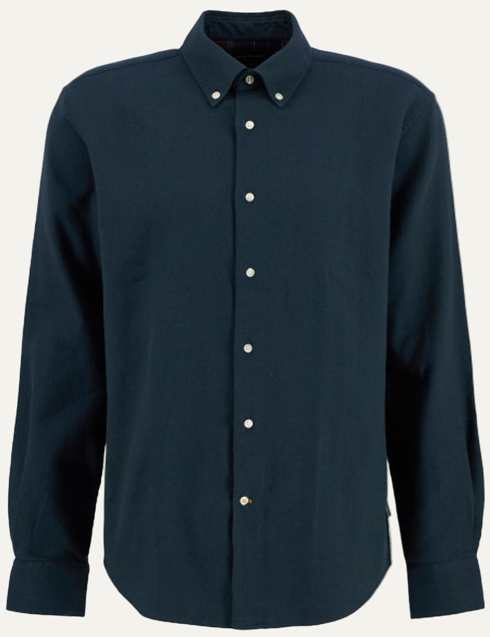 BARBOUR TAMISH REG HERRINGBONE SHIRT NAVY