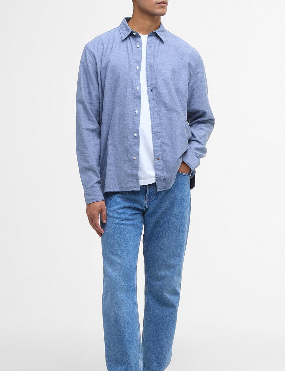 BARBOUR SEALANE RELAXED SHIRT SKY