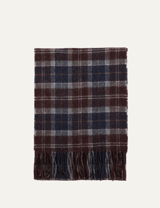 BARBOUR TARTAN LAMBSWOOL SCARF