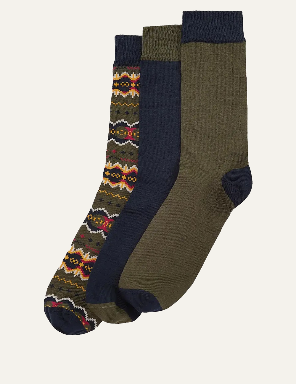 BARBOUR CASE FAIR ISLE SOCK GIFT BOX