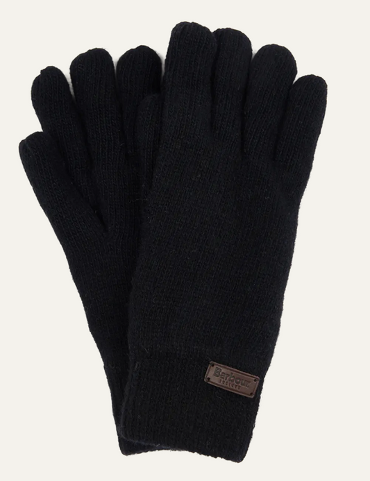 BARBOUR CARLTON GLOVES BLACK