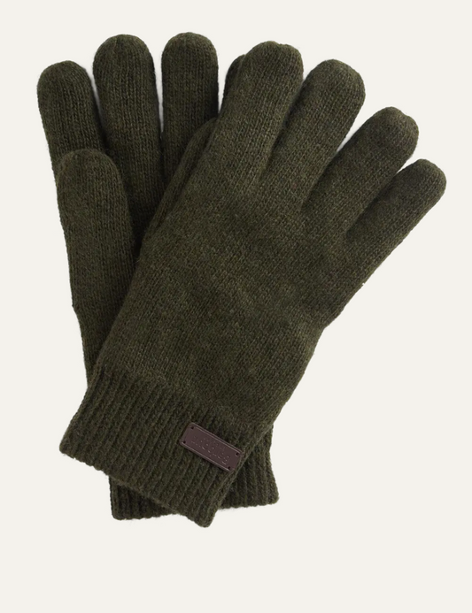 BARBOUR CARLTON GLOVES FOREST