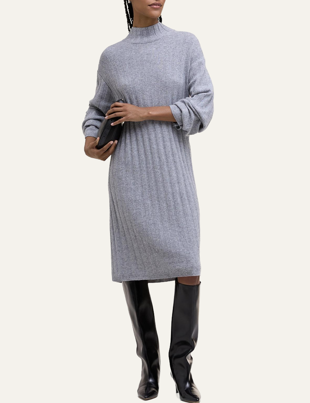 BARBOUR SOPHIA KNIT MIDI DRESS