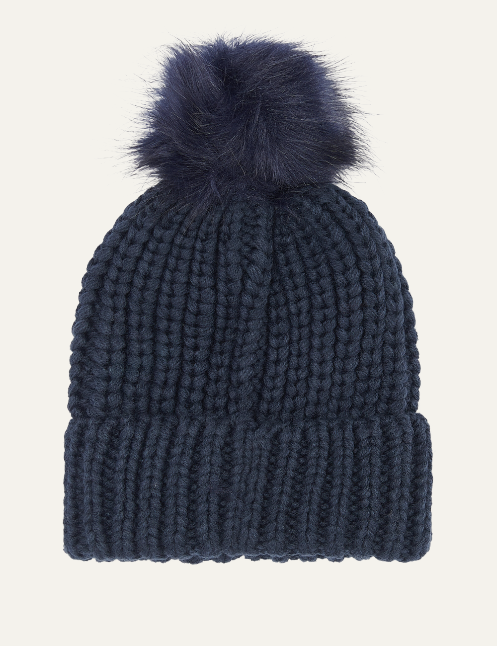 BARBOUR SALTBURN BEANIE HAT NAVY