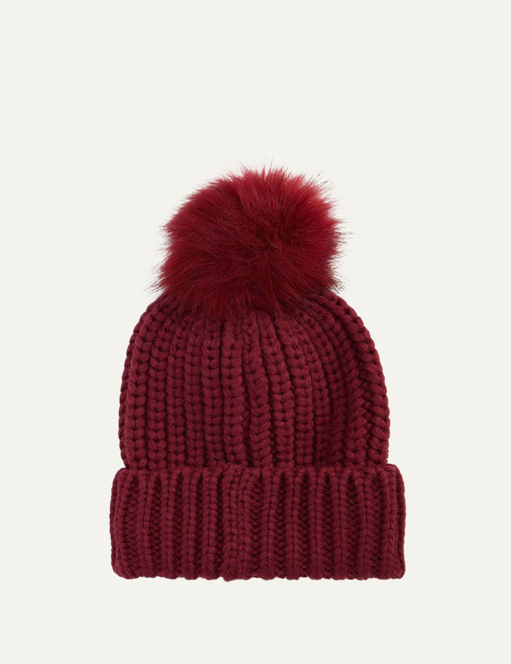 BARBOUR SALTBURN BEANIE HAT RED