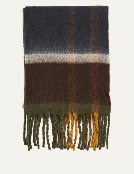 BARBOUR ISLA TARTAN BOUCLE SCARF CLASSIC