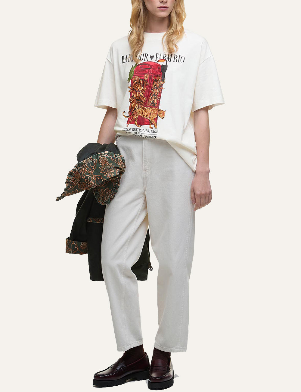 BARBOUR x FARM RIO MARIA CLARA T-SHIRT