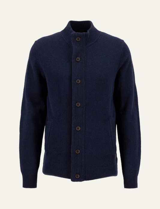 BARBOUR PATCH ZIP THROUGH KNITTED JUMPER
