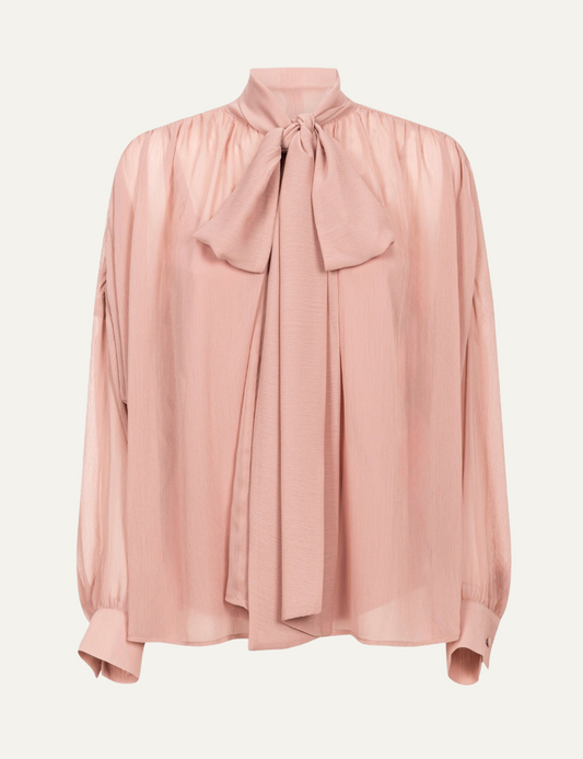CARACTERE BLOUSE WITH BOW ROSA