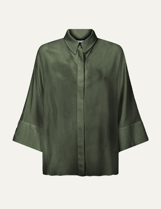 CARACTERE KIMONO BLOUSΕ MILITARY GREEN