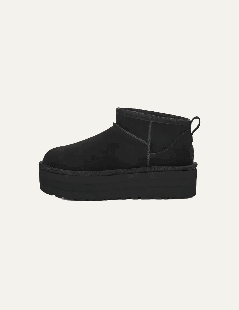 UGG CLASSIC ULTRA MINI PLAT BLACK