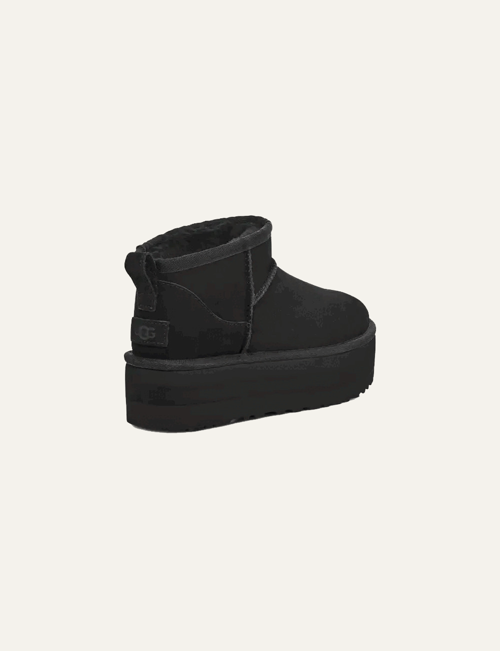 UGG CLASSIC ULTRA MINI PLAT BLACK