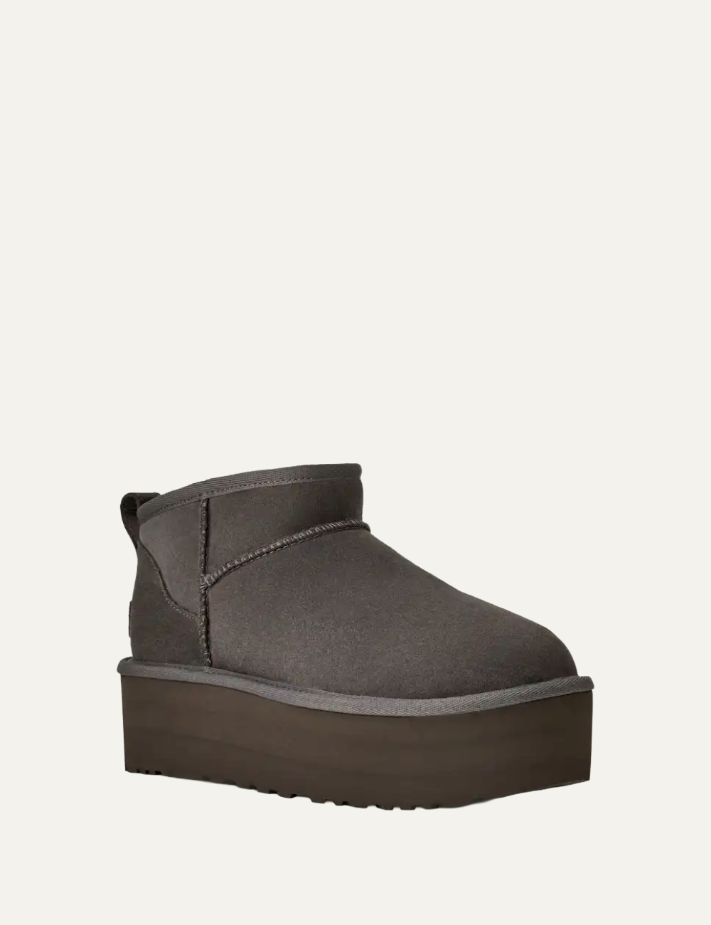 UGG CLASSIC ULTRA MINI PLAT CHARCOAL