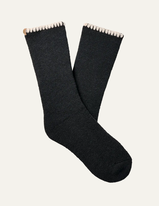 UGG MARLENY WHIPSTITCH BLACK/CREAM