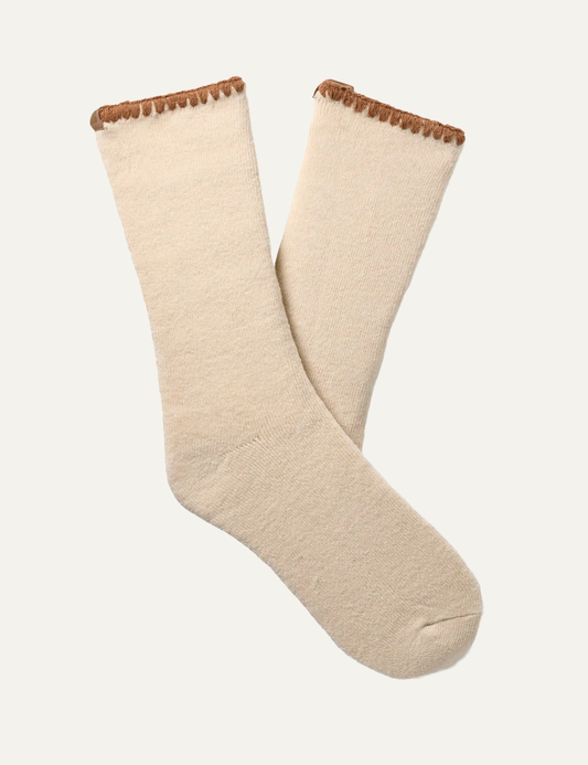 UGG MARLENY WHIPSTITCH CREAM/CHESTNUT