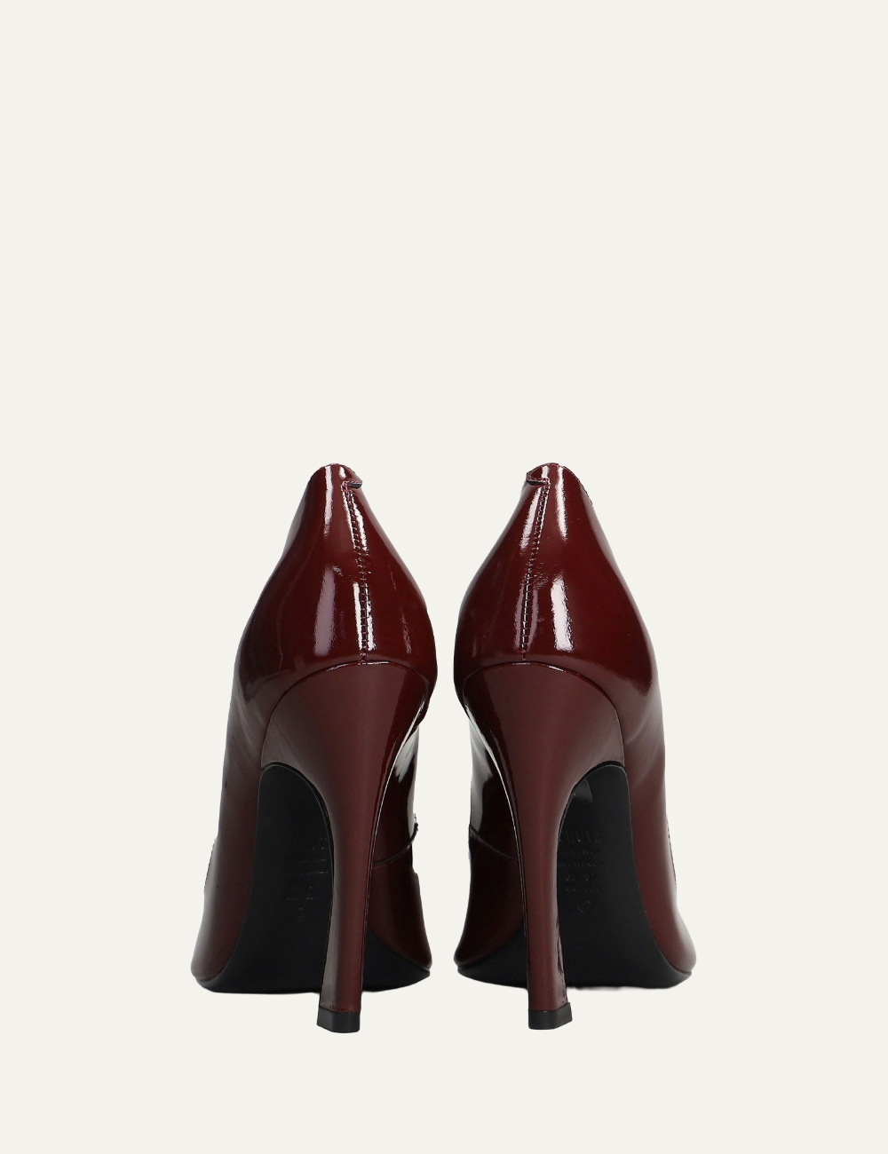 SCHUTZ LEXI BORDEAUX LEATHER PUMPS