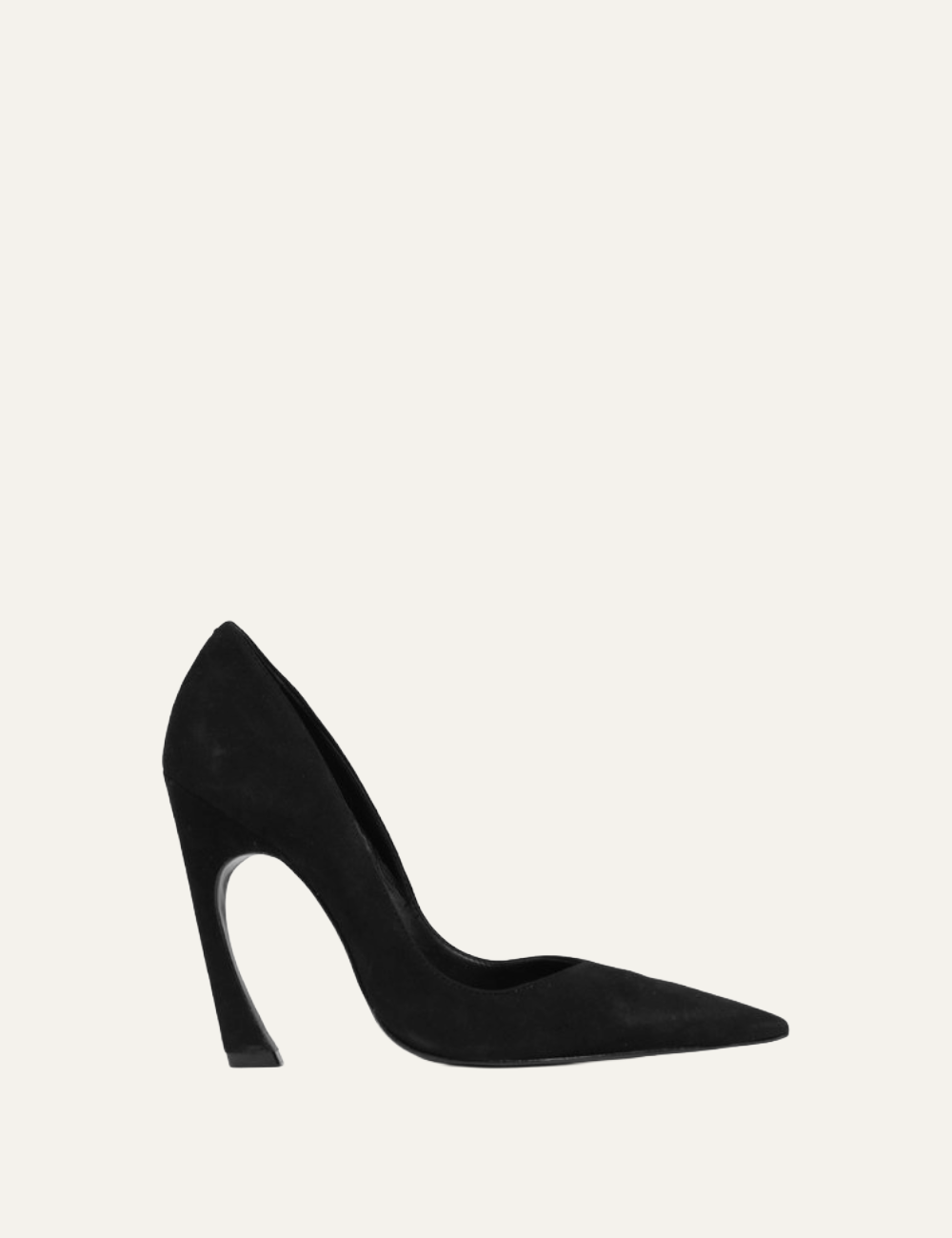 SCHUTZ LEXI BLACK SUEDE PUMPS