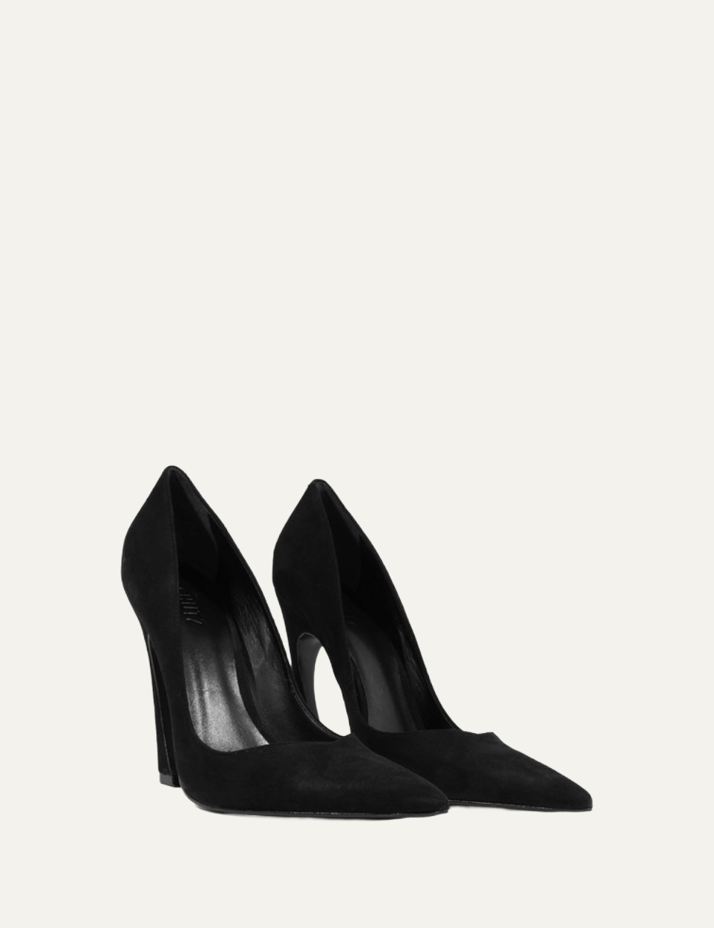 SCHUTZ LEXI BLACK SUEDE PUMPS