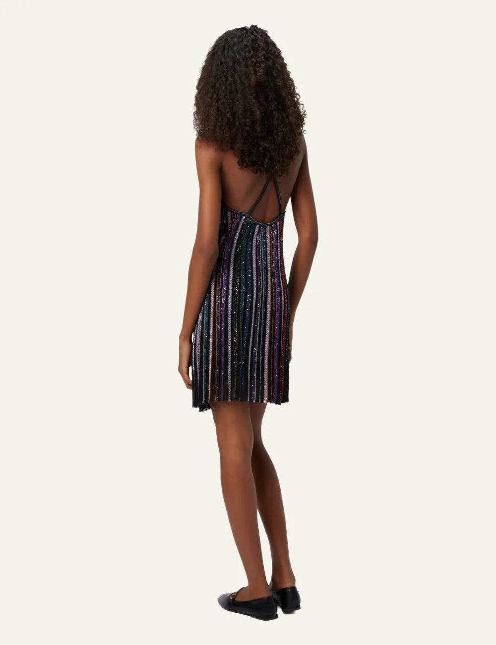 MISSONI MINI DRESS WITH INTERLACED STRAPS