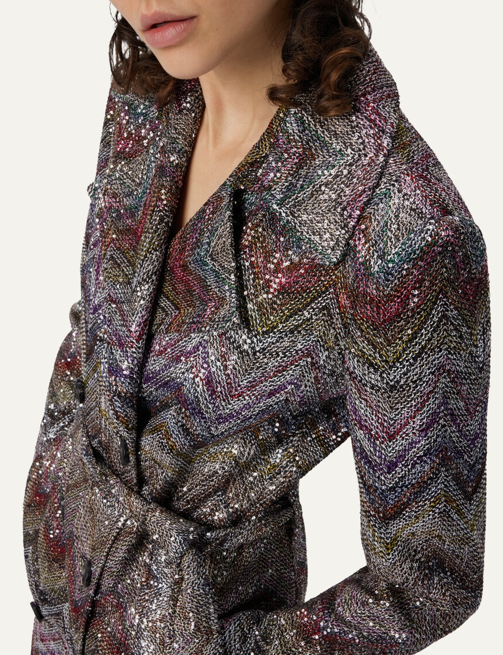 MISSONI DOUBLE BREASTED TRENCH COAT