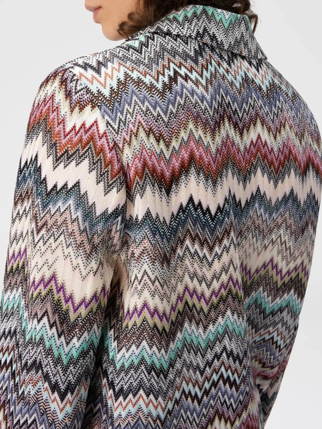 MISSONI Single-Breasted Blazer with Snake Pattern