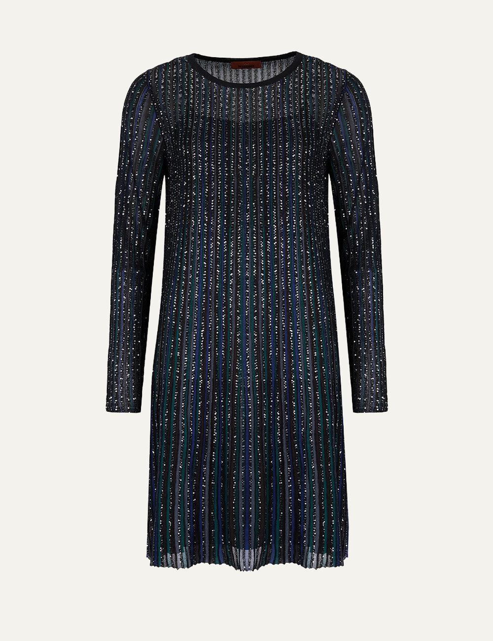 MISSONI STRIPED KNIT DRESS