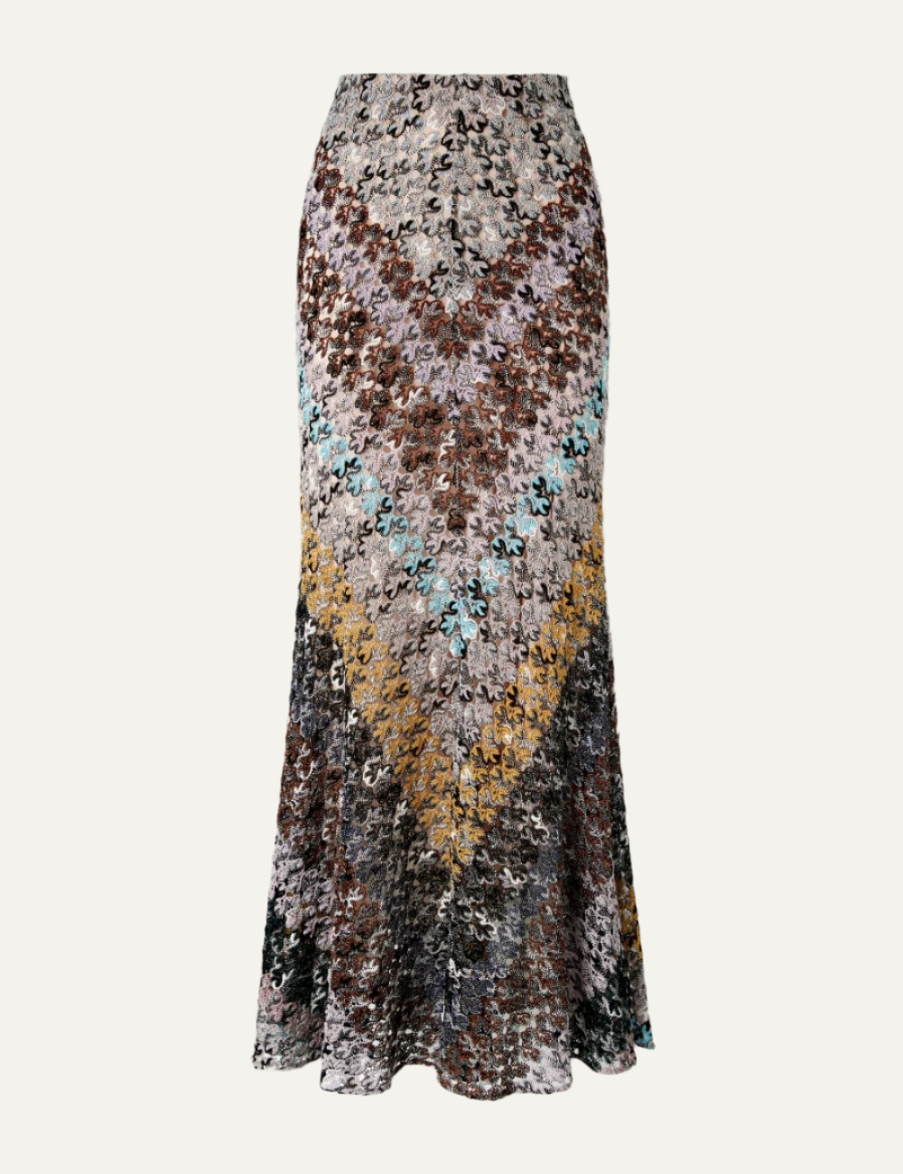 MISSONI Flared Long Skirt in Lace