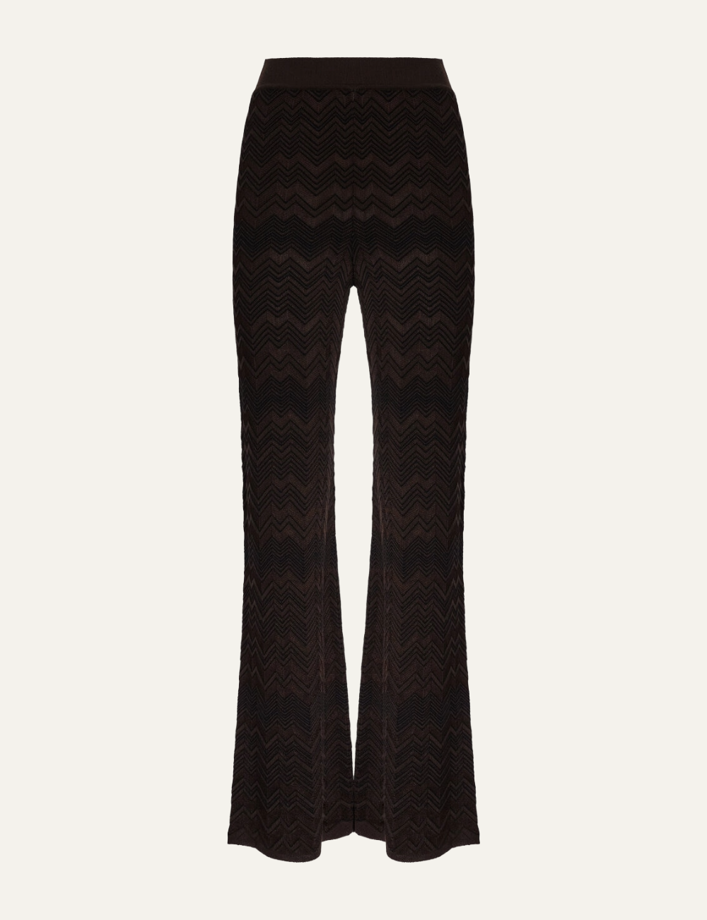 MISSONI TROUSERS SOLID BROWN