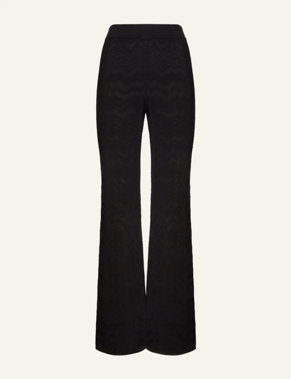 MISSONI TROUSERS SOLID BLACK