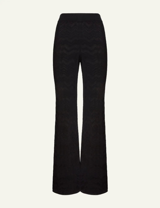 MISSONI TROUSERS SOLID BLACK