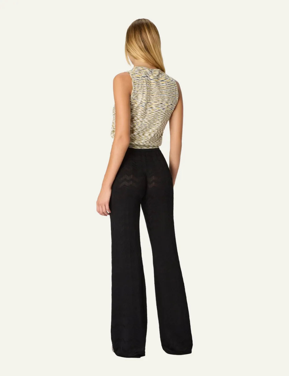 MISSONI TROUSERS SOLID BLACK