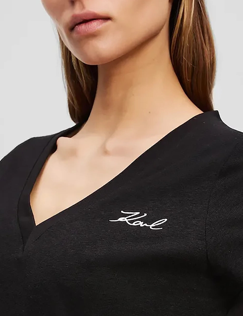KARL LAGERFELD V-NECK T-SHIRT