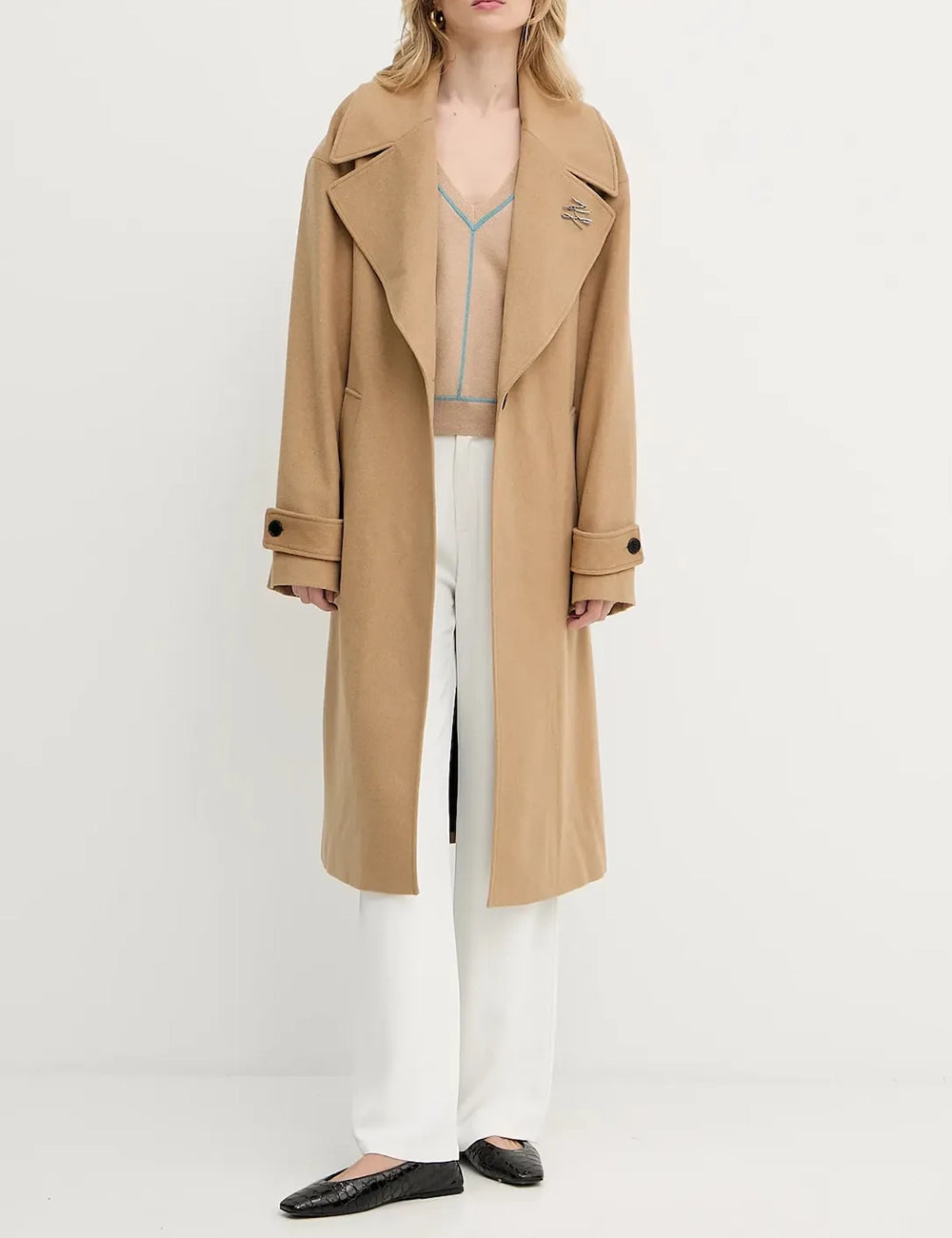 KARL LAGERFELD SOFT WOOL COAT