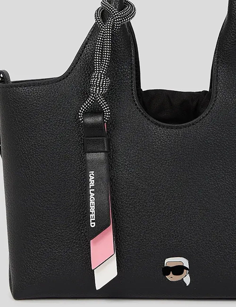 KARL LAGERFELD GRAINY SOFT LG TOTE
