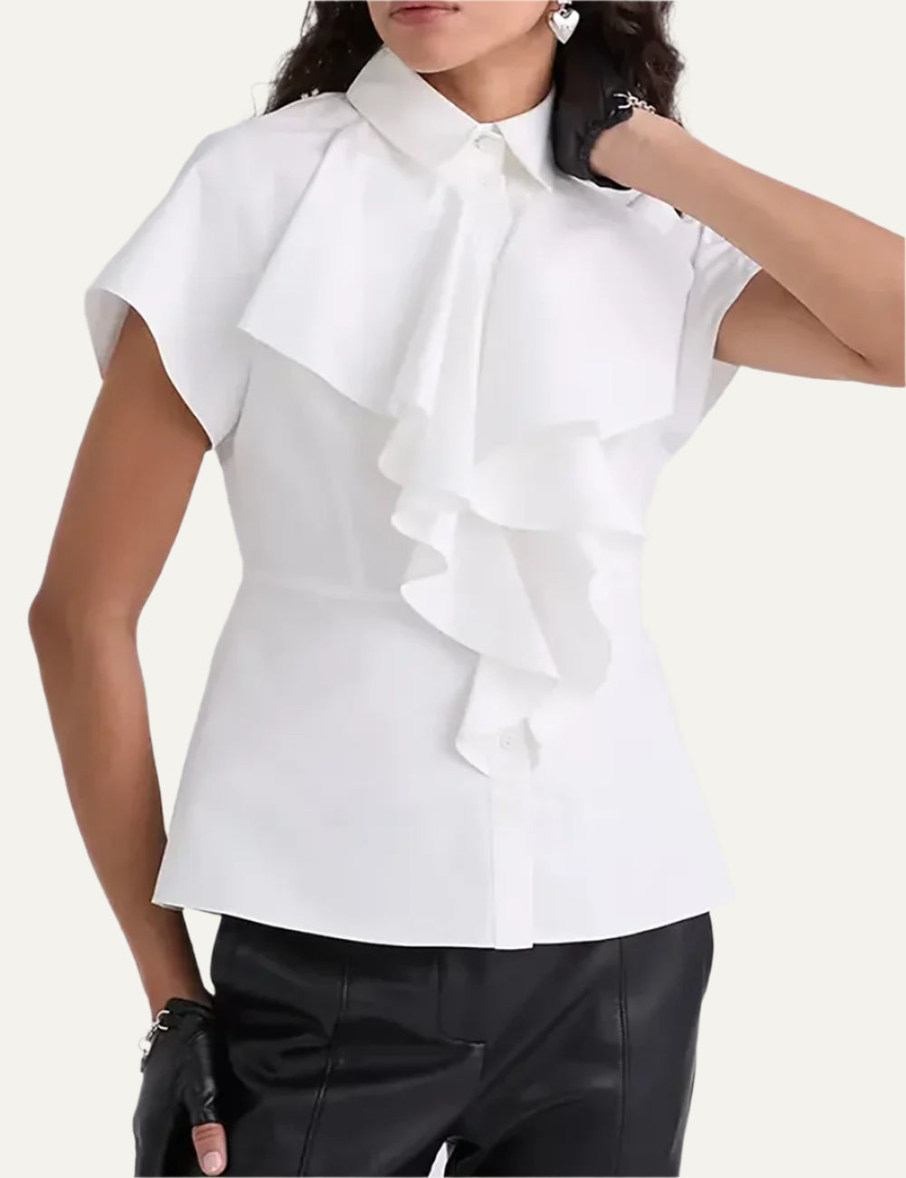 KARL LAGERFELD SSLV POPLIN SHIRT