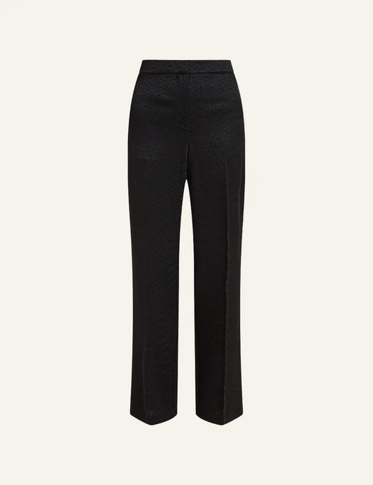 KARL LAGERFELD LOGO JACQUARD CIGARETTE PANTS