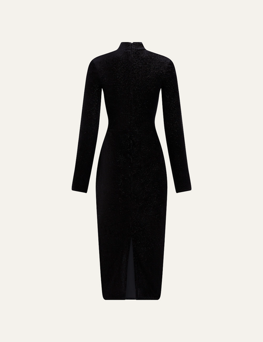KARL LAGERFELD SPARKLE VELVET DRESS