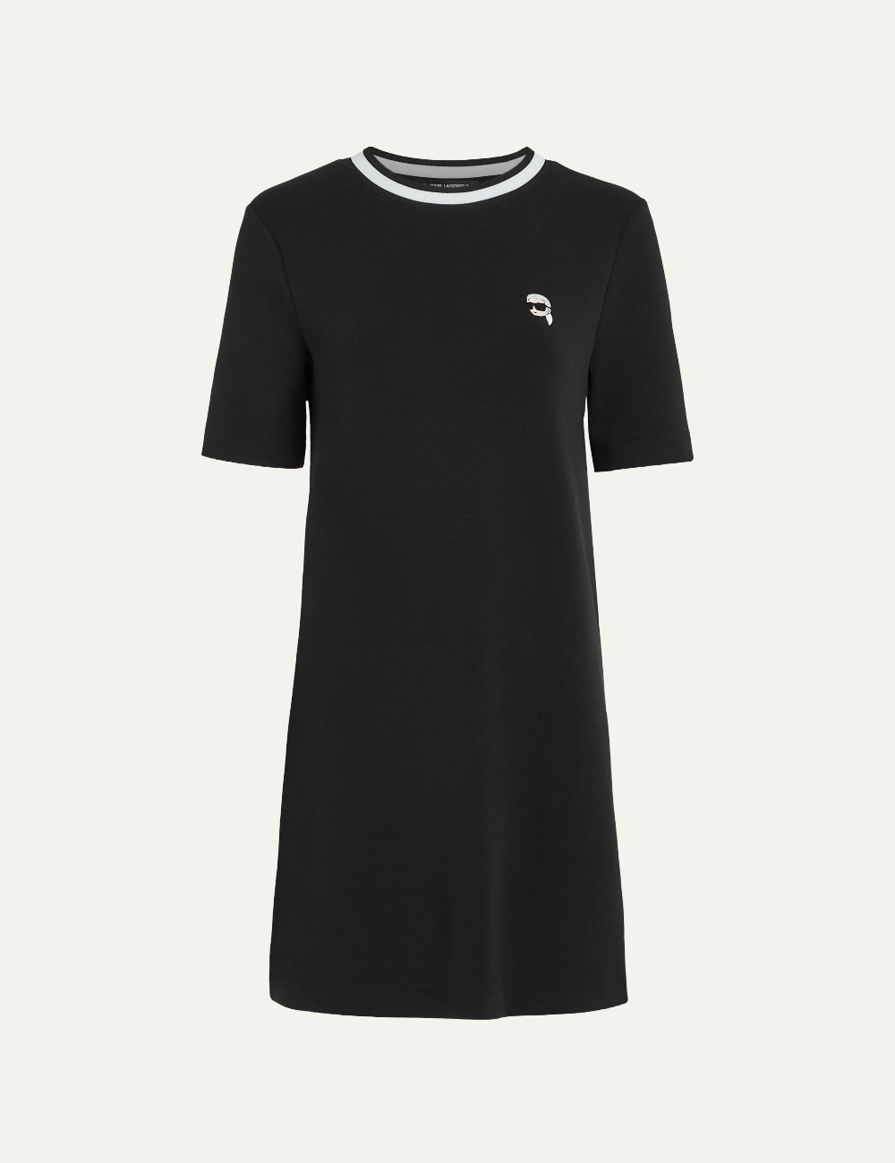 KARL LAGERFELD IKON PATCH TSHIRT DRESS
