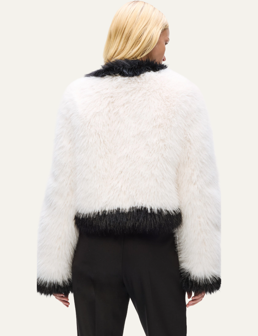 KARL LAGERFELD FAUX FUR JACKET