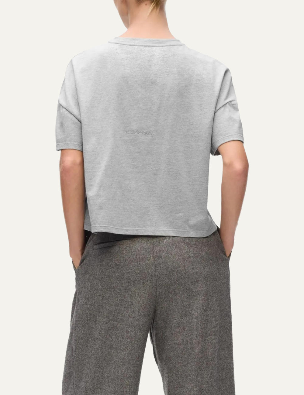 KARL LAGERFELD AUTOGRAPH SEQUINS BOXY T-SHIRT