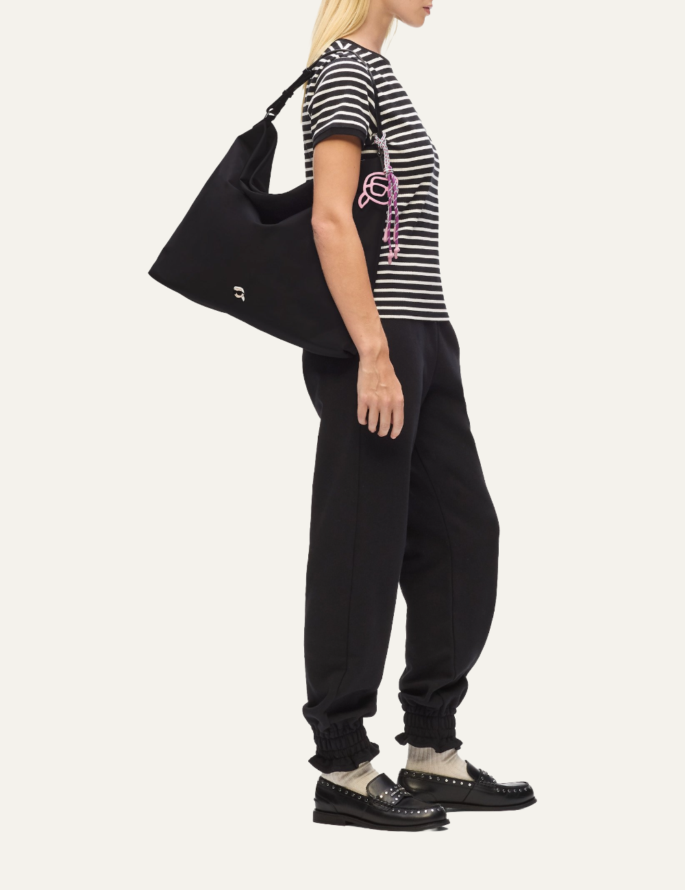 KARL LAGERFELD IKON NYLON HOBO