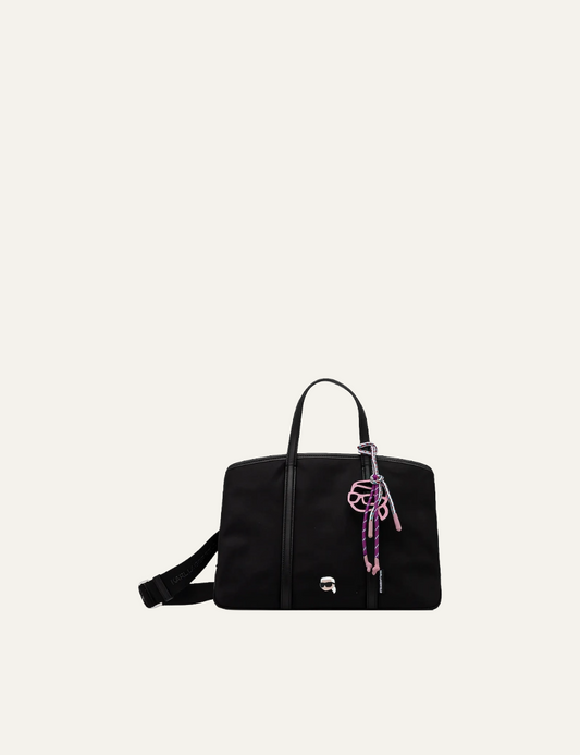 KARL LAGERFELD IKON NYLON SATCHEL