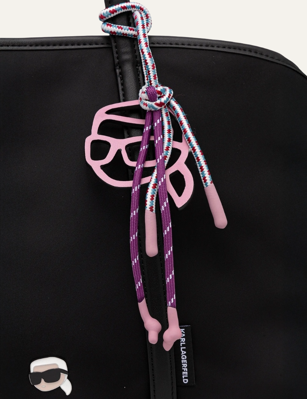 KARL LAGERFELD IKON NYLON SATCHEL