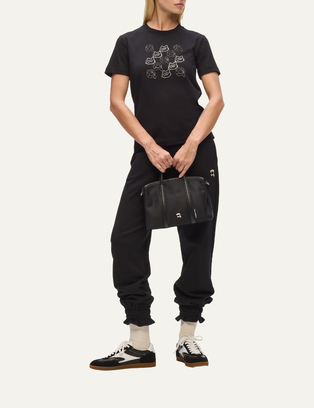 KARL LAGERFELD IKON NYLON SM SATCHEL