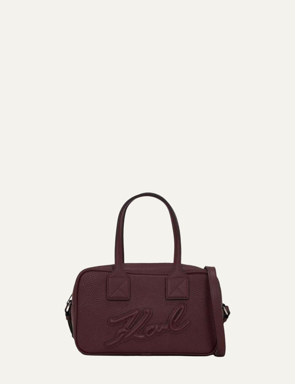 KARL LAGERFELD K/SKUARE BAULETTO GRAINY