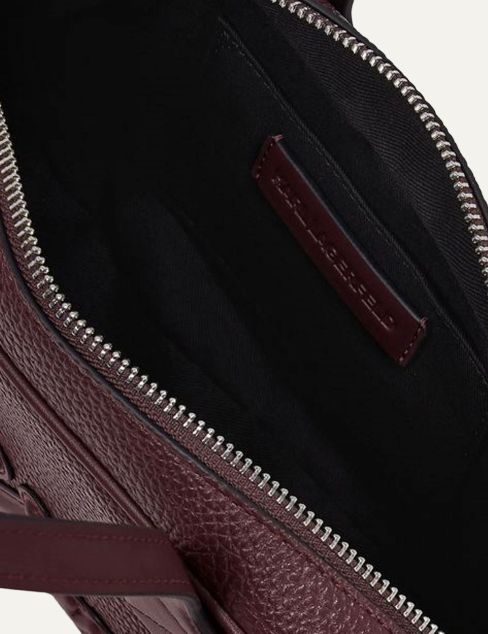 KARL LAGERFELD K/SKUARE BAULETTO GRAINY